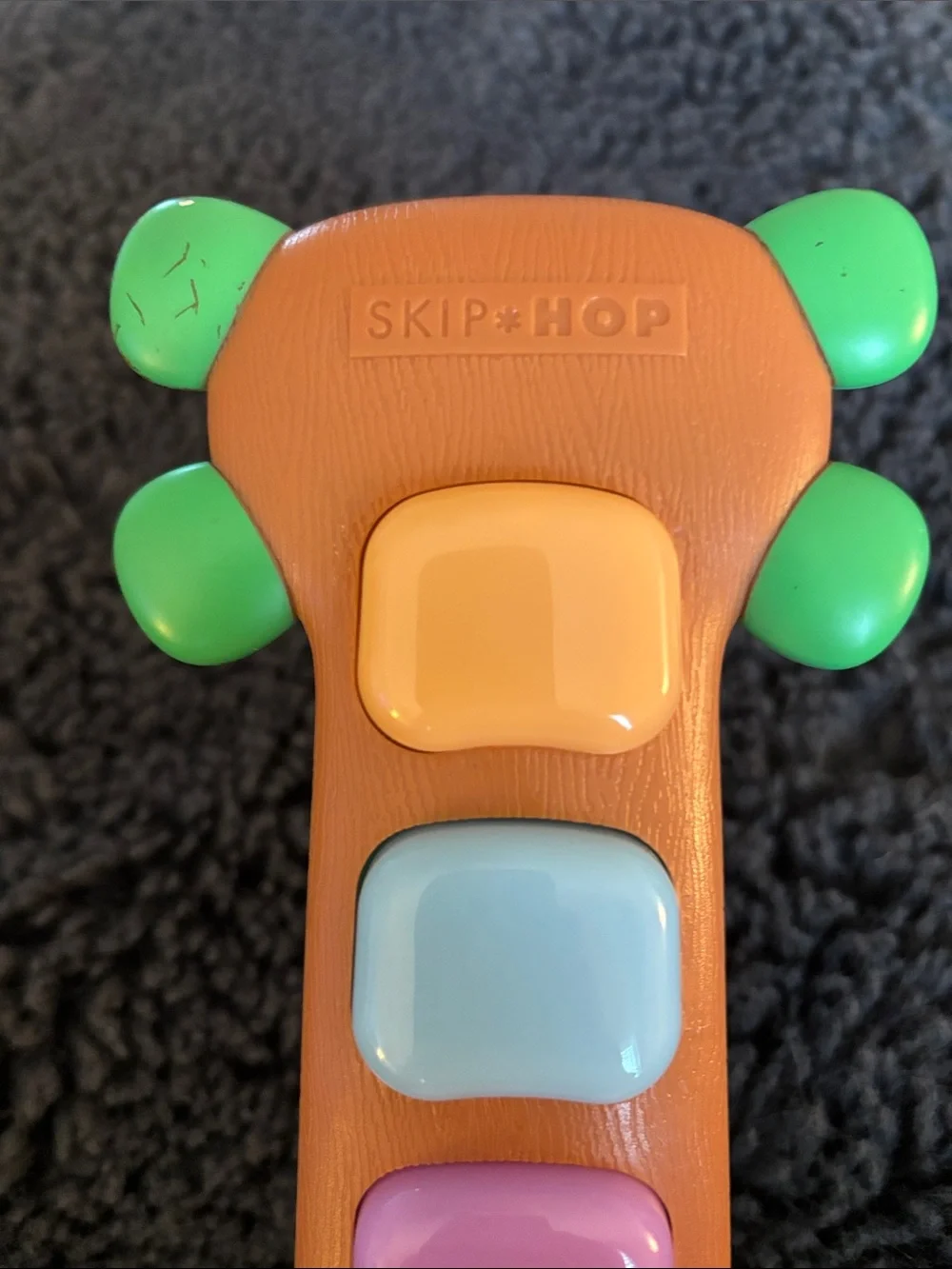 Skip Hop Avocado Musical Toy - Yellow, Orange & Green